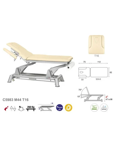 Elektrinis masažo stalas Ecopostural C5983