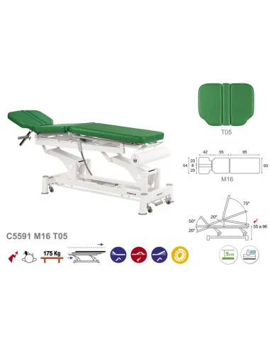 Elektrinis masažo stalas Ecopostural C5591