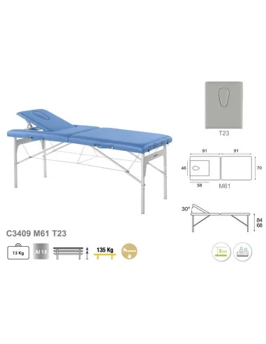 Sulankstomas masažo stalas Ecopostural C3409