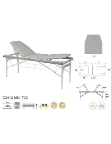 Sulankstomas masažo stalas Ecopostural C3413