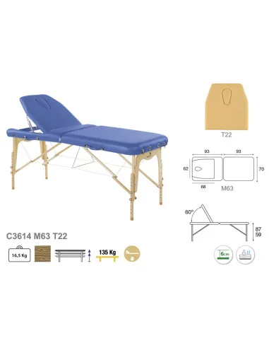 Sulankstomas masažo stalas Ecopostural C3614